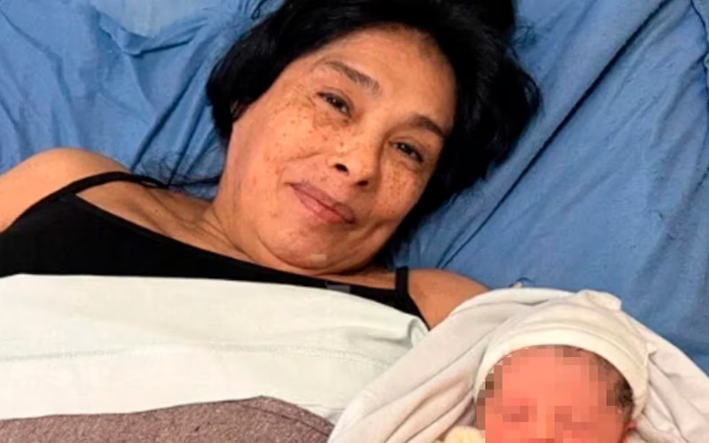 Fue madre a los 62 años