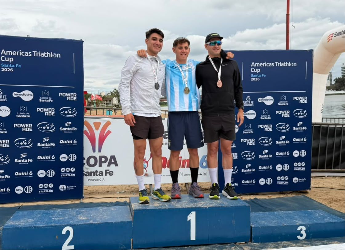 Tadeo Baruffato se quedó con la Copa Santa Fe de Triatlón