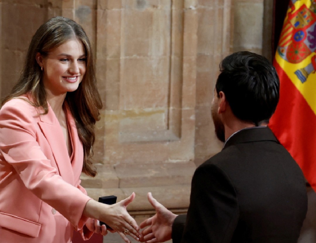 Messi revolucionó España al recibir el premio Princesa de Asturias