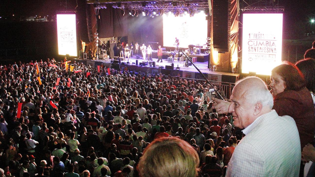 Más de 60 mil personas bailaron al ritmo de la cumbia