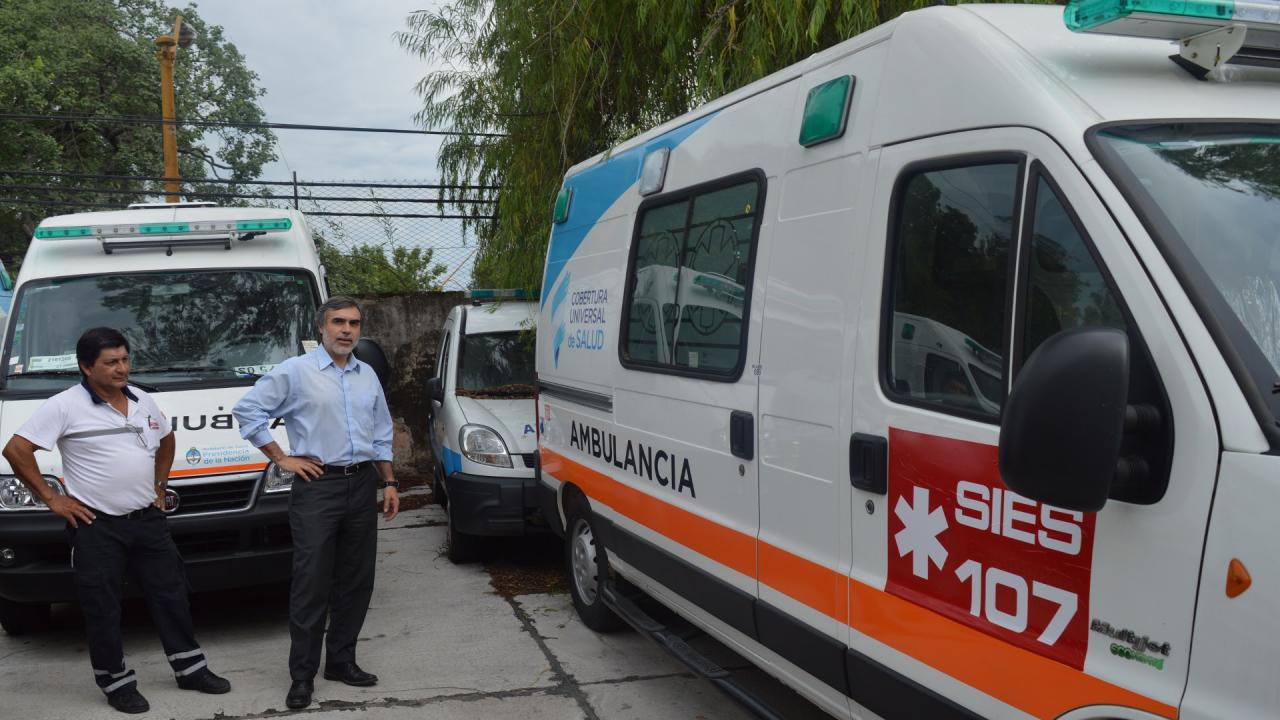 La provincia incorporó 10 nuevas ambulancias 