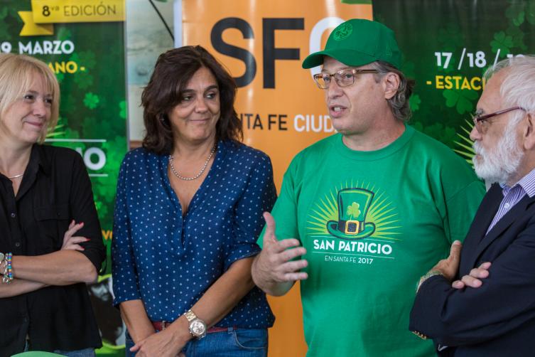 Santa Fe se viste de verde para recibir a San Patricio