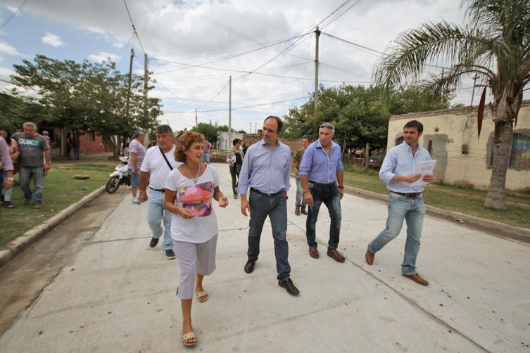 Corral destacó el “plan histórico” de obras 