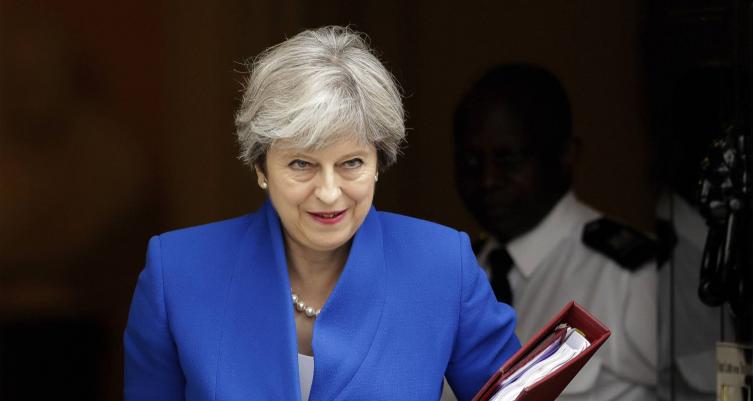 Theresa May, primera ministra británica. 