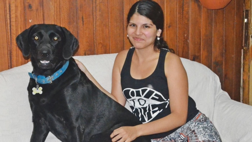 Perra salvó a su dueña embarazada de morir electrocutada