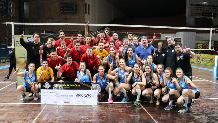 Villa Dora y Colón ganaron la Copa Santa Fe Vóley