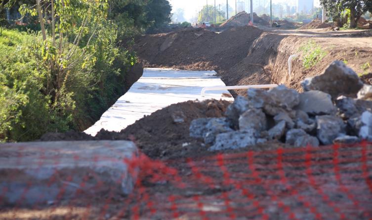Con una inversión de 89 millones avanza la obra Canal Alem de Esperanza