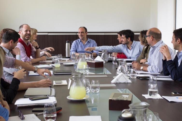 Corral reunió a su gabinete de funcionarios